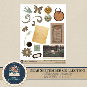 Dear September Collection | Collage Sheet